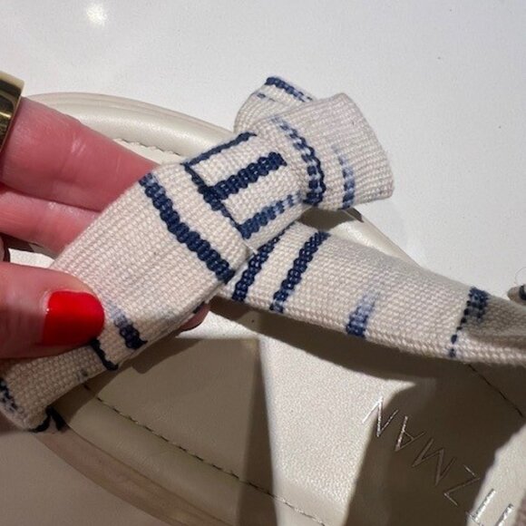 Stuart Weitzman Striped Sofia Nolita Sandal - Size 7 - Picture 7 of 9